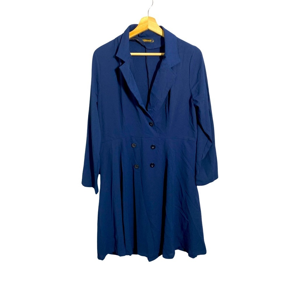 Reborn Navy Blue Causal Dress